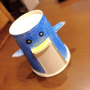 紙コップ工作 パタパタペンギンの作り方 サラリーマンパパの育児奮闘記