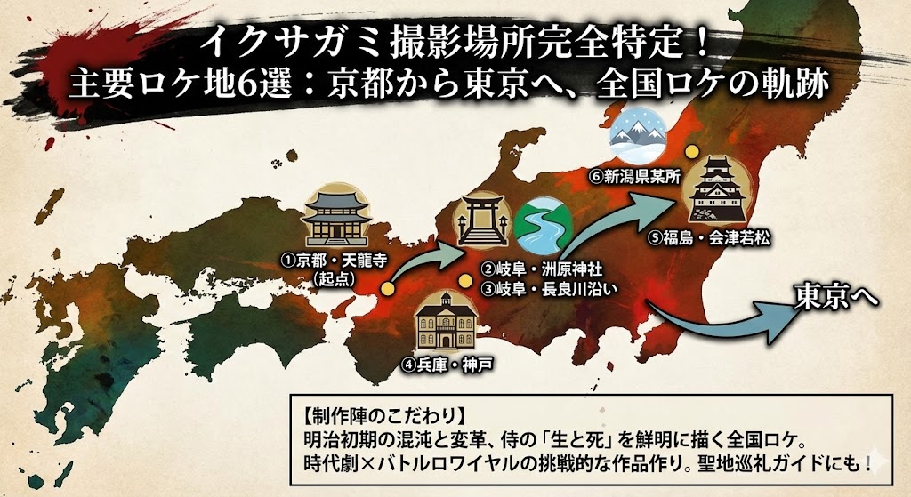 【イクサガミ】撮影場所を完全特定！京都・岐阜など6選＋予想ロケ地も紹介！